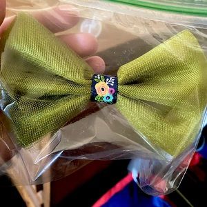Green Tulle hair bow